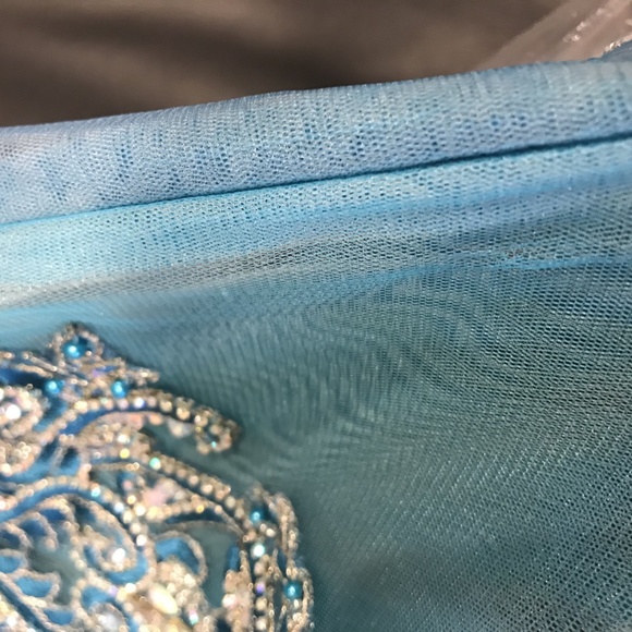 Mon Cheri 'Colette' High Neck Prom Gown - Picture 10 of 10